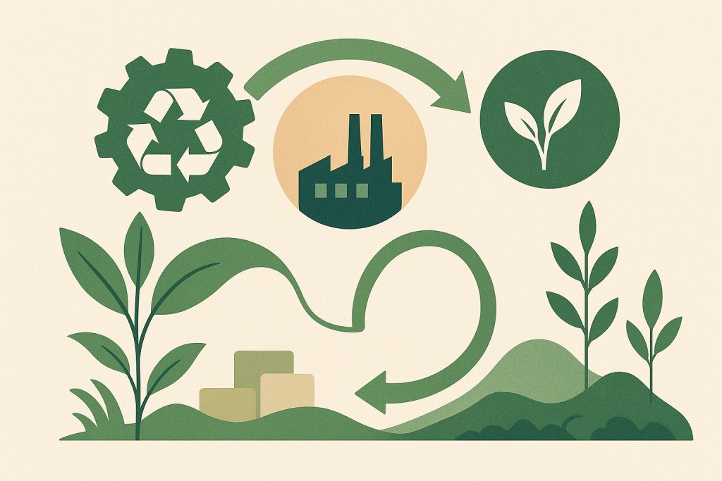Impulsa la sostenibilidad: Simbiosis industrial – cerrar ciclos entre empresas para cumplir con economía circular